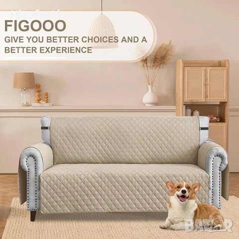  Калъф за диван 3-местен FIGOOO, снимка 6 - Протектори за матраци - 54183498