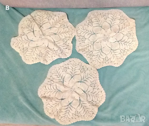 Плетени карета и покривки, снимка 2 - Декорация за дома - 50901696