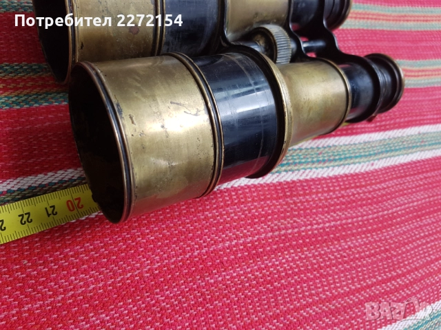 Военен бинокъл 19 век, снимка 3 - Антикварни и старинни предмети - 51572086