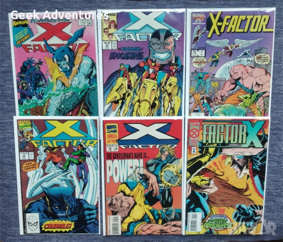 Комикси X-Factor Marvel от 80те и 90те на Английски Език