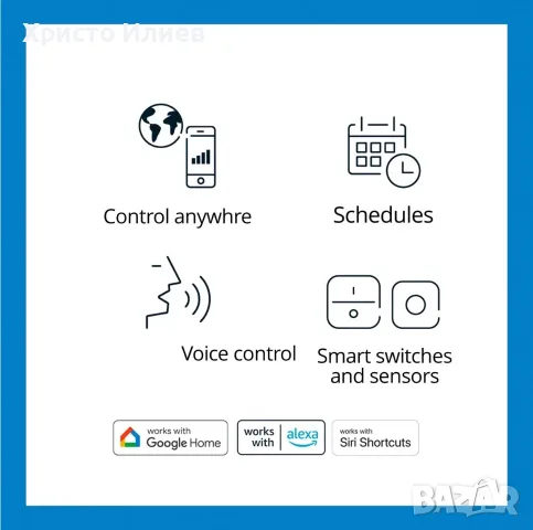 Смарт контакт за управление на уреди и осветление Wiz Smart Plug, снимка 4 - Смарт домашни устройства (Smart Home) - 56079552