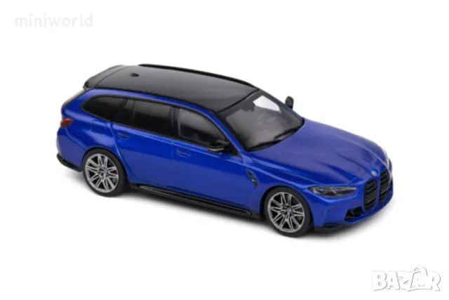 BMW M3 Touring Kombi G81 2023 - мащаб 1:43 на Solido моделът е нов в PVC дисплей-кейс, снимка 8 - Колекции - 49560263