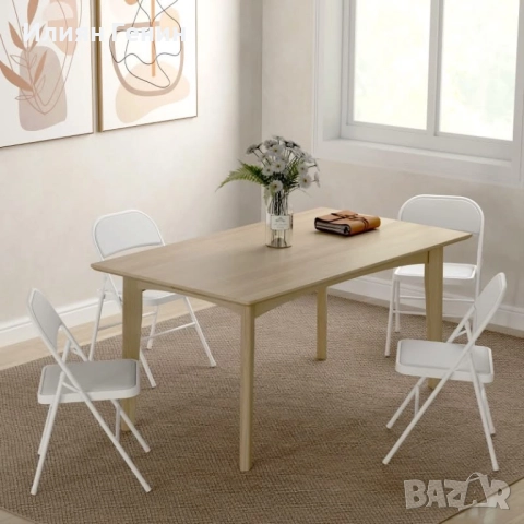 Комплект от 4 сгъваеми стола , снимка 2 - Столове - 52697379