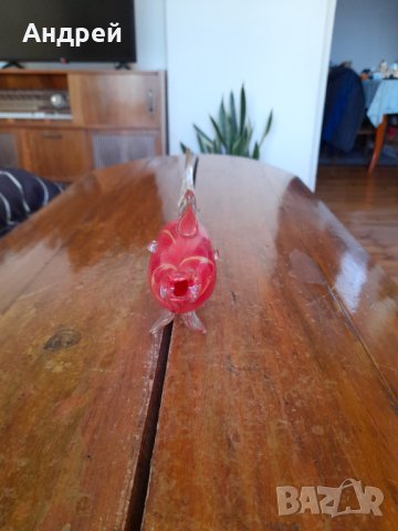 Стъклена фигура,фигурка,риба #2, снимка 2 - Други ценни предмети - 42864953