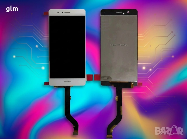 LCD Дисплей за Huawei Ascend P9 Lite + Тъчскрийн бял, снимка 3 - Резервни части за телефони - 54127512