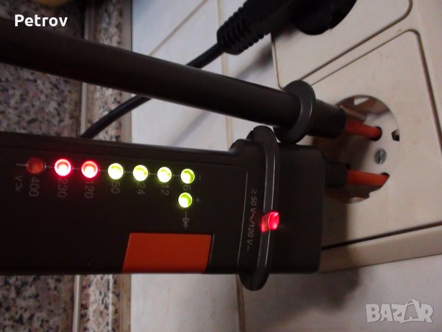 STEINEL Master Check 3.2 - Немски Уред за измерване на напрежение 6-400 V, "верига", ЧИСТО НОВ !!!DE, снимка 10 - Клещи - 30121473