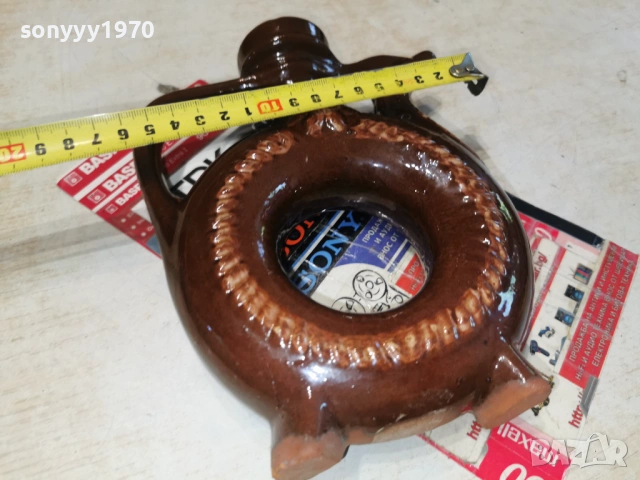 РЕТРО БЪКЛИЦА КЕРАМИКА 1204261101LCHERY1, снимка 3 - Антикварни и старинни предмети - 54171186