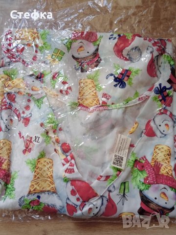 Нова дамска медицинска туника с Коледни мотиви , снимка 6 - Туники - 42279276