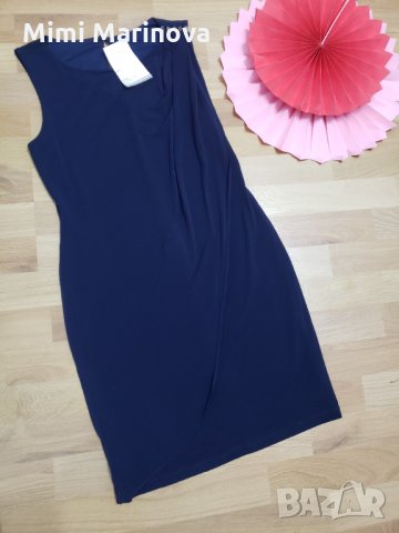 Jessica Simpson Интересна елегантна рокля с прехварляне/имитация/, снимка 1