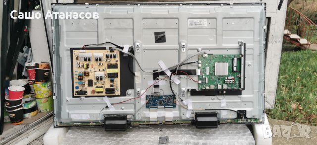 PHILIPS 43PUS6523/12 счупена матрица ,715G9324-P02-001-003M ,715G8709-M0B-B01-005K,55T32-C0F CTRL BD, снимка 5 - Части и Платки - 39868843