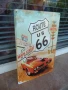 Метална табела кола Route 66 US Щатите магистралата крайпътно заведение реклами, снимка 2