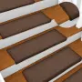 vidaXL Изтривалки за стълби 15 бр. 65x21x4 см, кафяви, правоъгълни, кант（SKU: 134571）, снимка 2