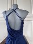 Туника, рокля, кралско Синьо, отворен гръб, снимка 1 - Рокли - 40535921