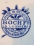 белгийска декоративна порцеланова чиния Boch 32/2, снимка 5