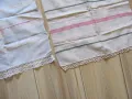 19в. кърпа, месал, ръчно тъкан кенар , дантела, 96х36см./2бр, снимка 7