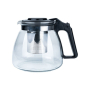 Термоустойчив стъклен чайник със супер здрава и издръжлива дръжка 1100 мл, снимка 1 - Други стоки за дома - 44553396