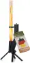 GARDENFLARE Classic Fire Tube - Ракетна печка от неръждаема стомана за градина, черна, снимка 1