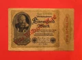 Германия надпечатка 1 милиард 1923 върху 1000 марки 1922, снимка 1