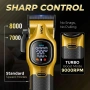 Професионална машинка за подстригване VGR V-886C GOLD, снимка 4