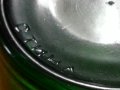 Ретро Термо чаши стинд зелено стъкло , снимка 5