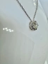 Сребърно колие с мойсанит (диамант) 1 карат, снимка 2