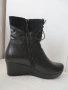 Черни боти от естествена кожа, номер 39, снимка 3