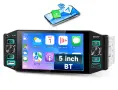 Универсална Мултимедия за Кола 1 DIN с CarPlay и Android Auto (5" Екран), снимка 2