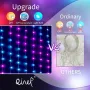 QINER светлини-завеса, 1x1m феерични светлини 400 светодиода, RGBIC, снимка 8