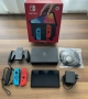 С гаранция Nintendo Switch OLED - Neon Red & Neon Blue с подарък игра, снимка 1