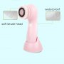 Водоустойчива четка за лице с батерия, USB презареждаема, 3в1 електрическа за почистване на кожата, снимка 9