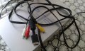 Playstation Av композитен кабел с 3 чинча за - Ps1 / Ps2 /Ps3, снимка 1