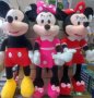 Плюшена играчка Мини Маус и Мики Маус ,Minnie and Mickey Mouse 115 cм.