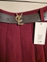 Плисирана пола от вълна с коланче, снимка 10