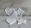 Молд коледни висулки звезда и сърце , снимка 6