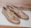 НАМАЛЕНИ - Нови страхотни естествена кожа обувки размер 37, снимка 1 - Дамски ежедневни обувки - 30378917