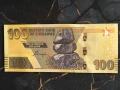 Банкнота - Зимбабве - 100 долара UNC | 2020г., снимка 1