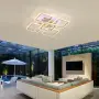 Модерен квадратен LED плафон 56 x 56 см с дистанционно, снимка 5