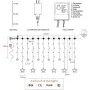 ПРОМОЦИЯ Гирлянд с лед светлини и звезди BELLACOCOOL LED0100040-EU, снимка 4