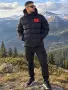 Мъжко зимно яке Сваляща се с цип качулка, снимка 2