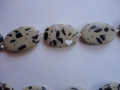Невероятно колие гердан естествени камъни далматински яспис, снимка 4