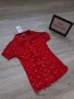 Нова колекция уникална червена риза на цветя с къс ръкав със закопчаване, тип-корсет на намаление, снимка 1 - Ризи - 29452809