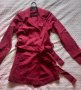 Дамско тънко сако, цвят Бордо, Размер С, снимка 1 - Сака - 40699309