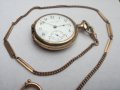  American Waltham USA 15jewels 1915г позлатен маркиран джобен часовник, снимка 7
