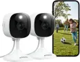 Комплект 2 броя Смарт Камери AOQEE C1 – 2K Ultra HD за Външно и Вътрешно Наблюдение, снимка 1