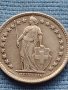 Сребърна монета 0.835 проба 1/2 франк1943г. Швейцарска Конфедерация 39654, снимка 6