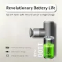 Нов Мини масажен пистолет 4 глави, лек, преносим, ултра тих, USB-C, снимка 9