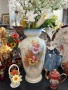 Made in France Napoleon III Hand Painted Opaline Vase with Yellow Bottom Bandage, c1890 Код P2112, снимка 8