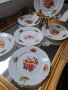 Антикварен Комплект Десертни Чинии „P.K. Silesia“ – Късче История от Силезия, снимка 2