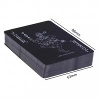 Черни PVC водоустойчиви карти за игра на покер Пластик , снимка 8 - Карти за игра - 29164630