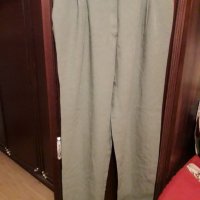 Дамски панталон с маншети сиворезидав цвят, снимка 1 - Панталони - 30138633